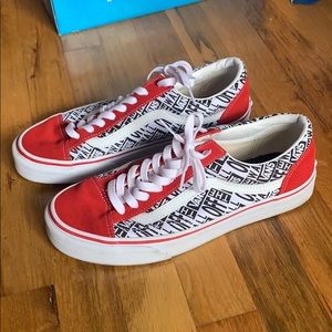 Vans racer with box 📦 sz 8.5 worn